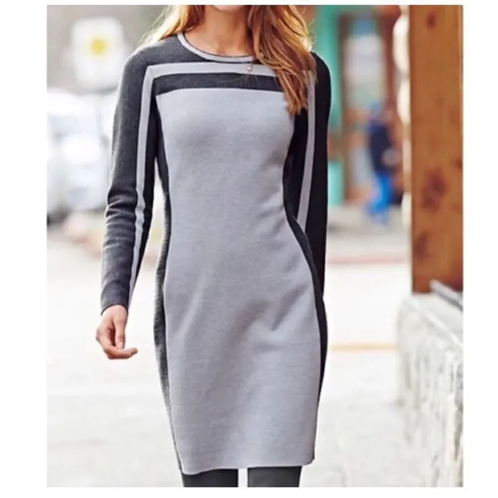 Athleta Boreal Gray Sweater Dress size XS